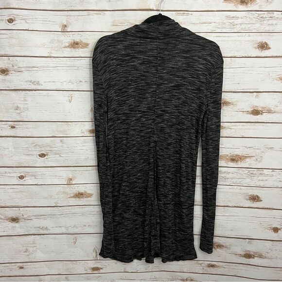 We The Free People Gray Ribbed Turtleneck Stonecold Tunic Top - Picture 4 of 6